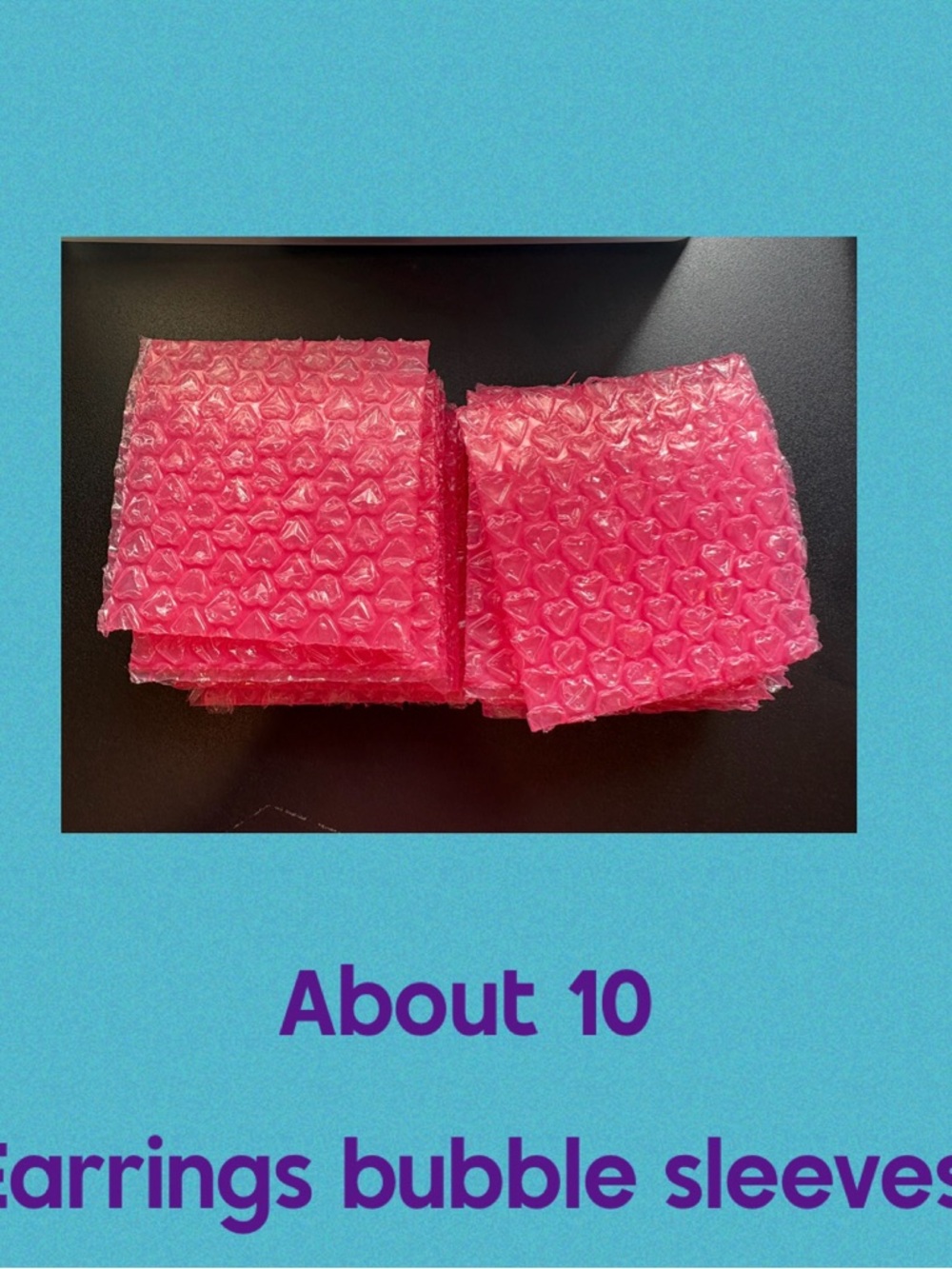 Pink Bubble Sleeve Earring Protectors